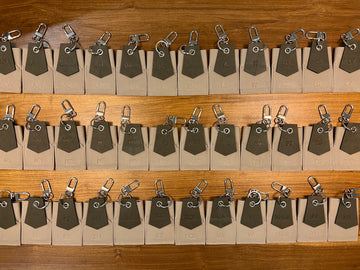 Card holder + Keychain Initials